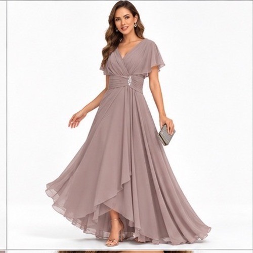 Vintyz gown 22w chiffon - vintyz,