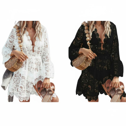 Lace bathing suit - lace,